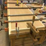 GLUED AND CLAMPED